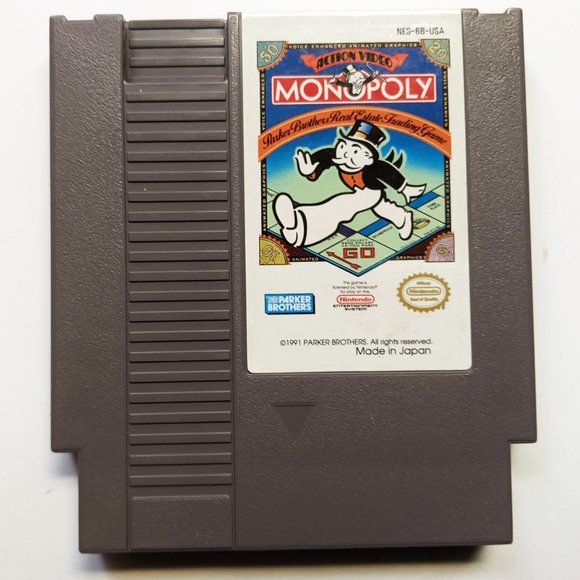 Nintendo Video Games & Consoles Nintendo Nes Monopoly Video Game